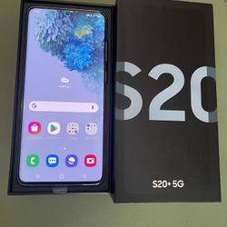 -Samsung -Galaxy S20 Plus + Brand New! Never Used!  And Unlocked! No Activation Fees -no Tax 