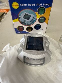 Solar Deck Light Driveway Dock Lamp LED Wireless IP67 Waterproof Outdoor Warning Step Light For Sidewalk Garden Pathway