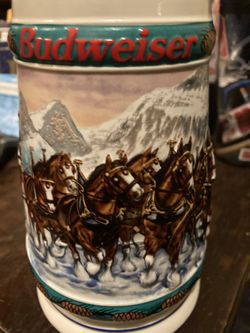 1993 BUDWEISER HOLIDAY STEIN COLLECTION • SPECIAL DELIVERY • MINT