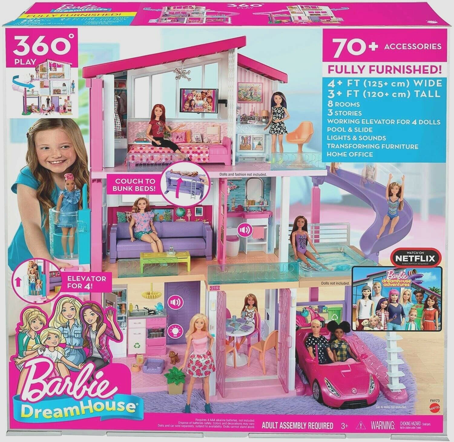 NEW Barbie Dreamhouse Playset