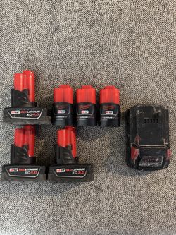 Milwaukee batteries