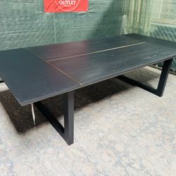 Onyx Acacia Wood Dining Table NEW FREE DELIVERY 🚚 