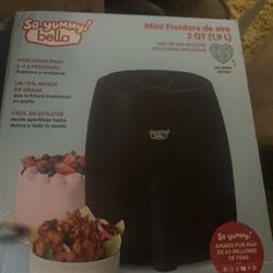 Brand New So Yummy Bella 2qt Mini Air Fryer