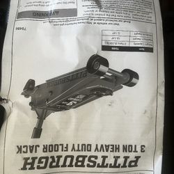 Pittsburgh 3 Ton HEAVY DUTY Floor Jack 