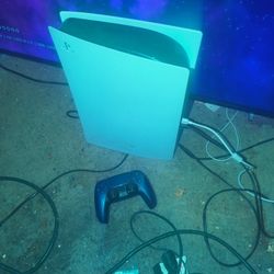 PS5 And Blue Controller 