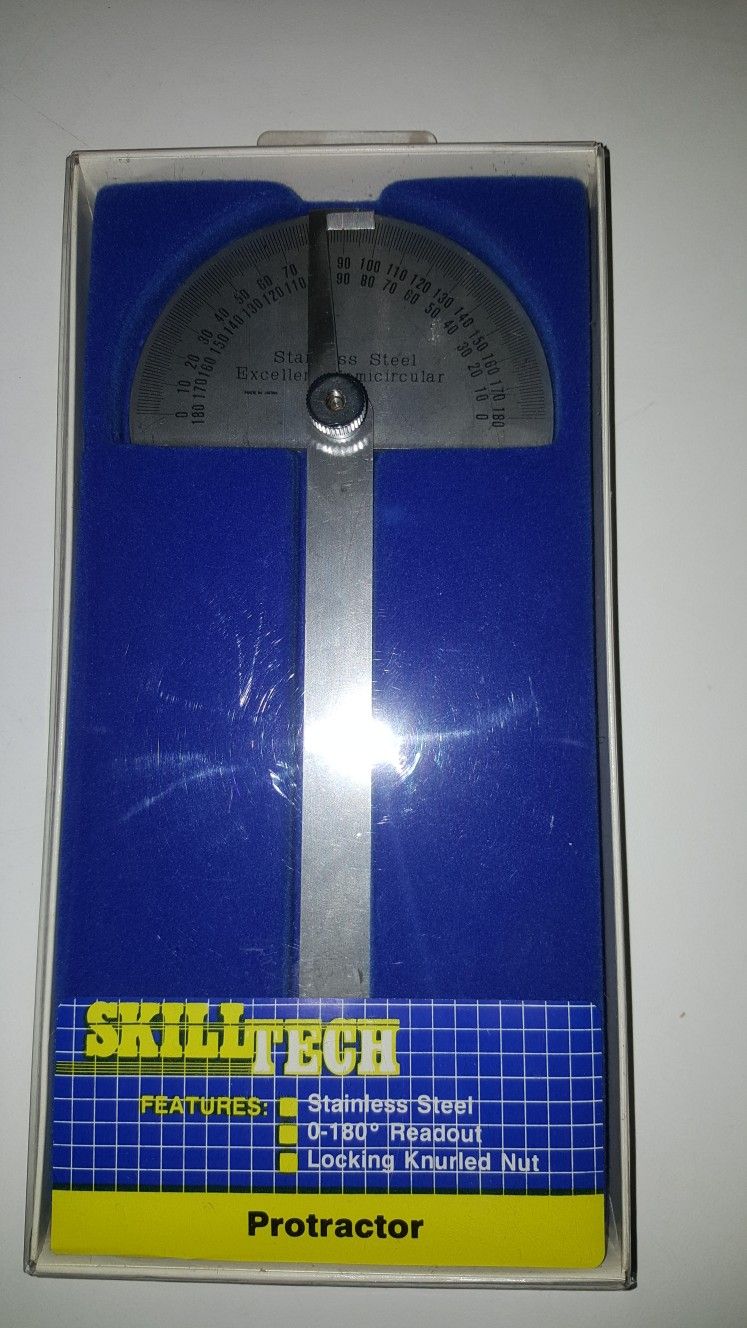 Stainless steel Protractor