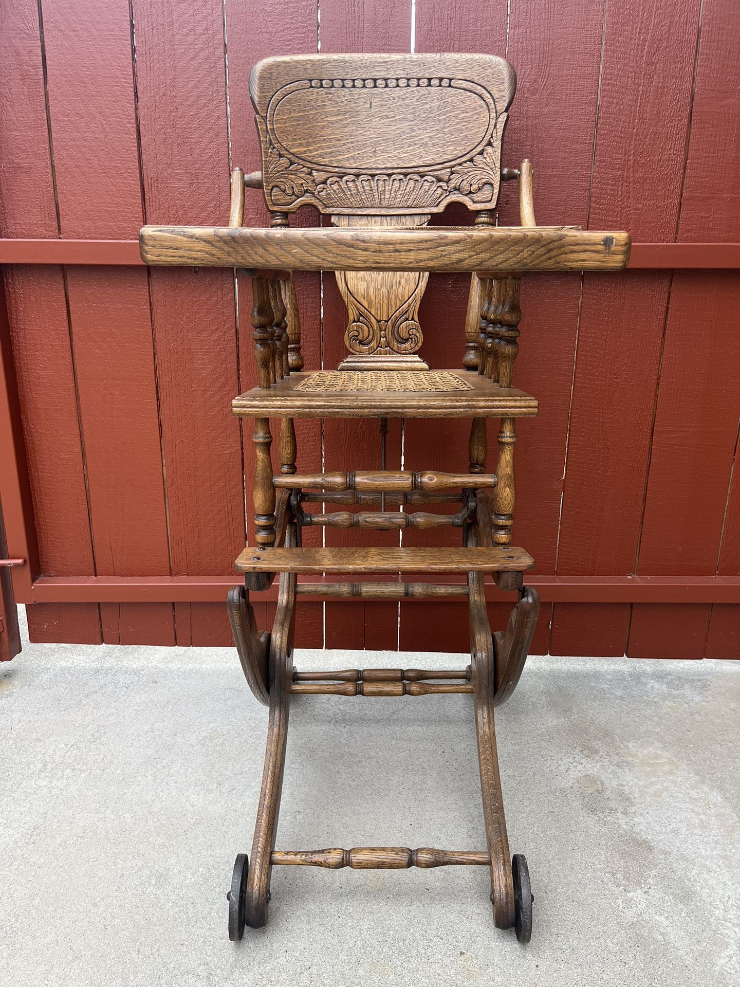 Antique High Chair/ Rocker