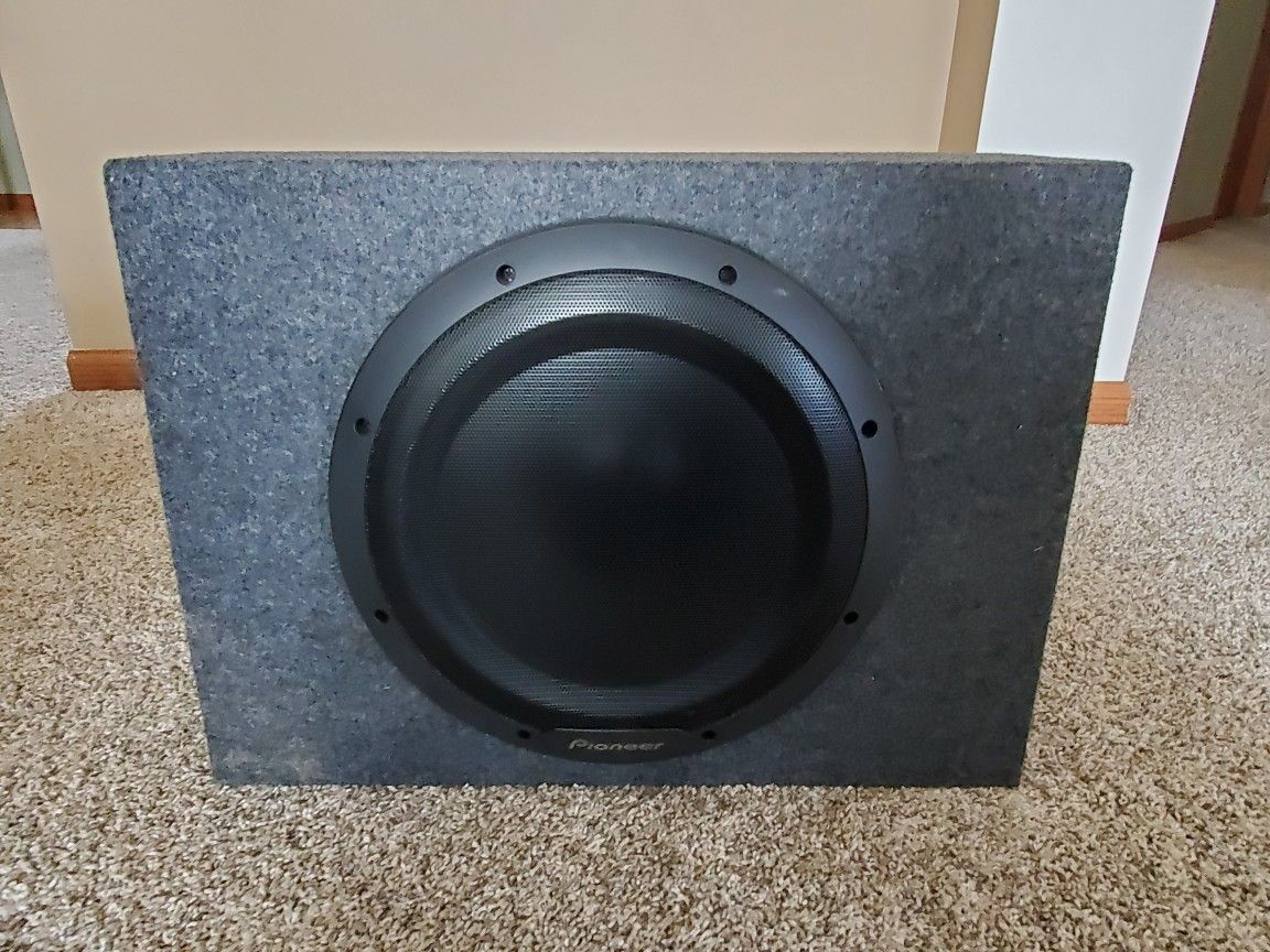 Pioneer TS-WX1210A 12" Sealed enclosure active subwoofer with built-in amplifier