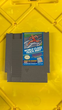 World class track meet NES game