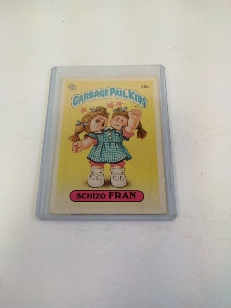 Garbage Pail Kids Schizo Fran Trading Card 
