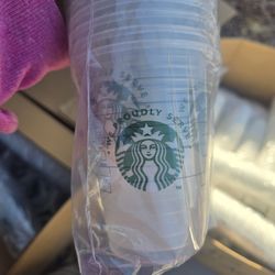 Starbucks 16oz cold cup sleeve 50 cups per sleeve