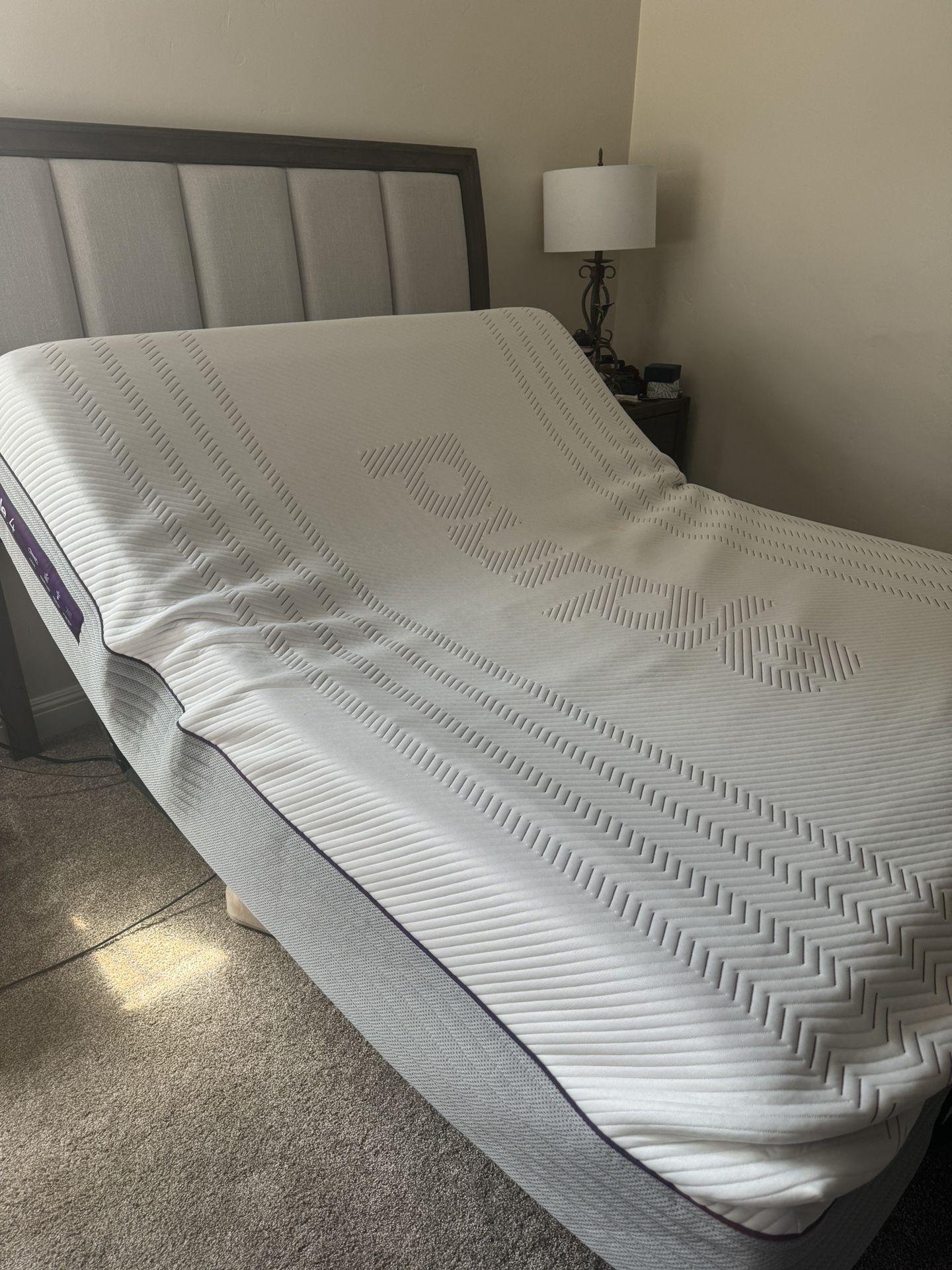 Purple 4 Queen Mattress W/ Adjustable Base