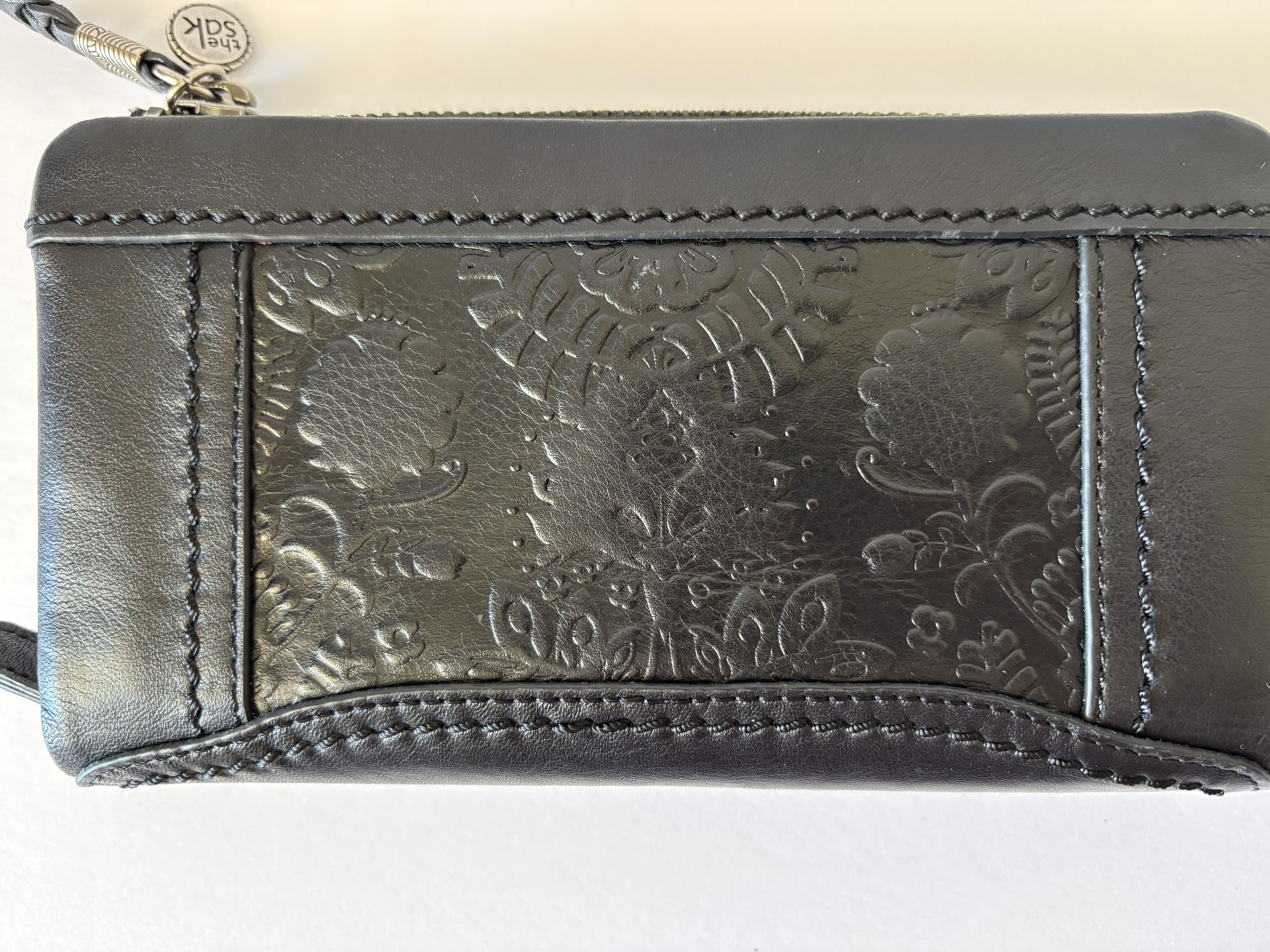 The SAK IRIS Leather Wristlet 