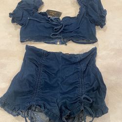 Jean Two Piece Set 