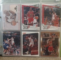 Micheal Jordan 6 cards