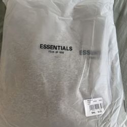 Fear of God Essentials grey hoodie Size S #essentials #luxe