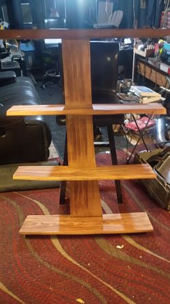 Live Edge sycamore plant shelf