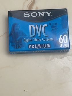 Sony DVM60PRL Premium MiniDV Digital Video Cassette 60/90 Min NEW SEALED