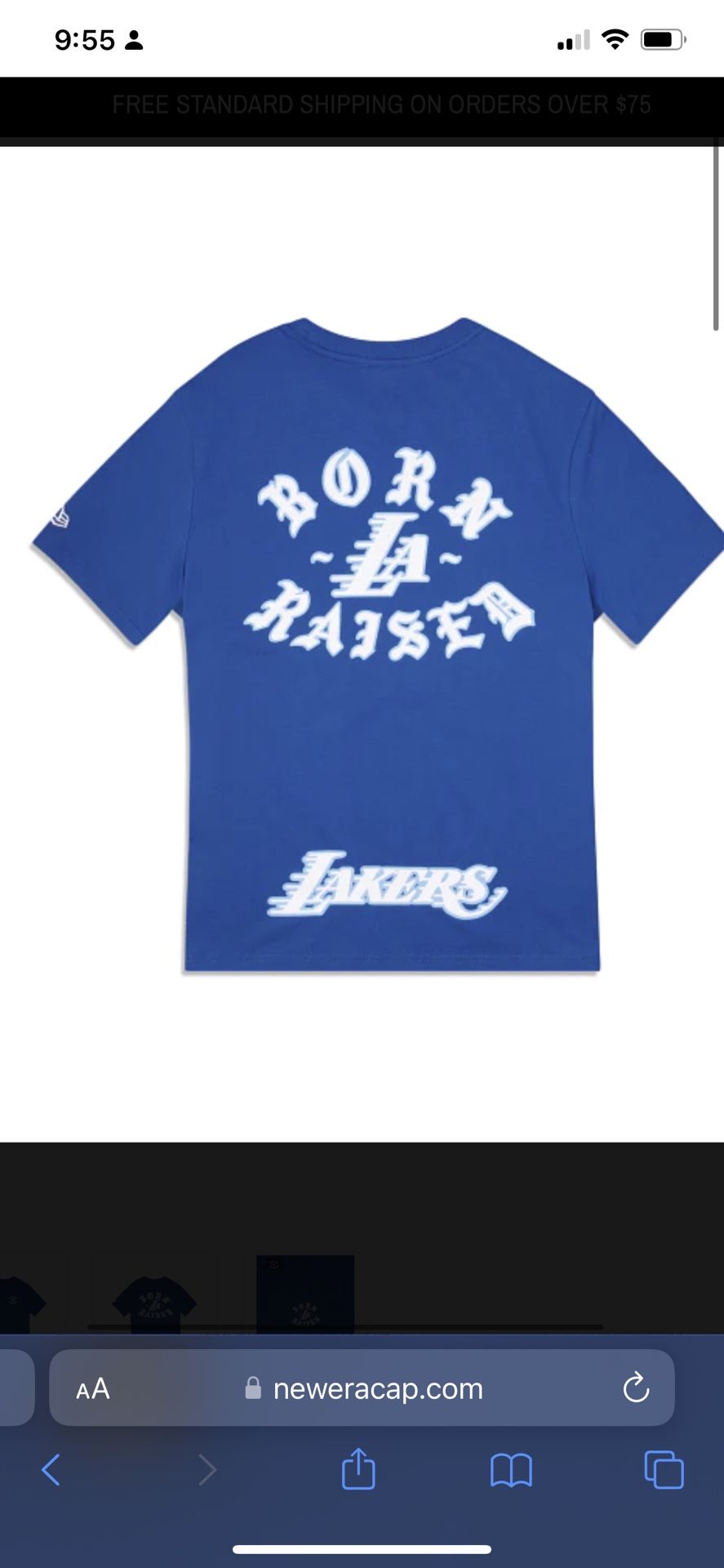 Born X Raised Lakers T Shirt