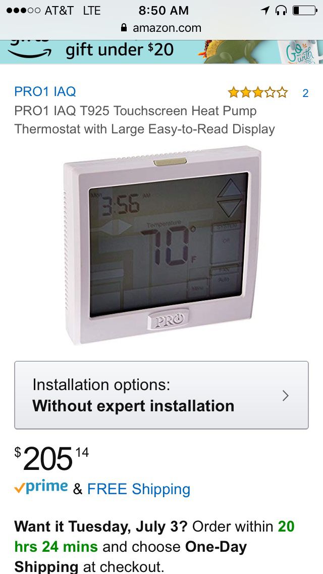 Digital thermostats cheaper than Home Depot