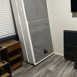 Two twin Metal Box Springs