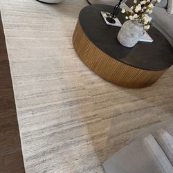 Amber Lewis x Loloi Rocky Ivory/Dove Area Rug