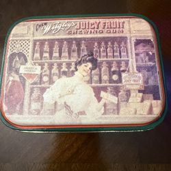 Wrigley’s Juicy Fruit Chewing Gum Tin, Vintage