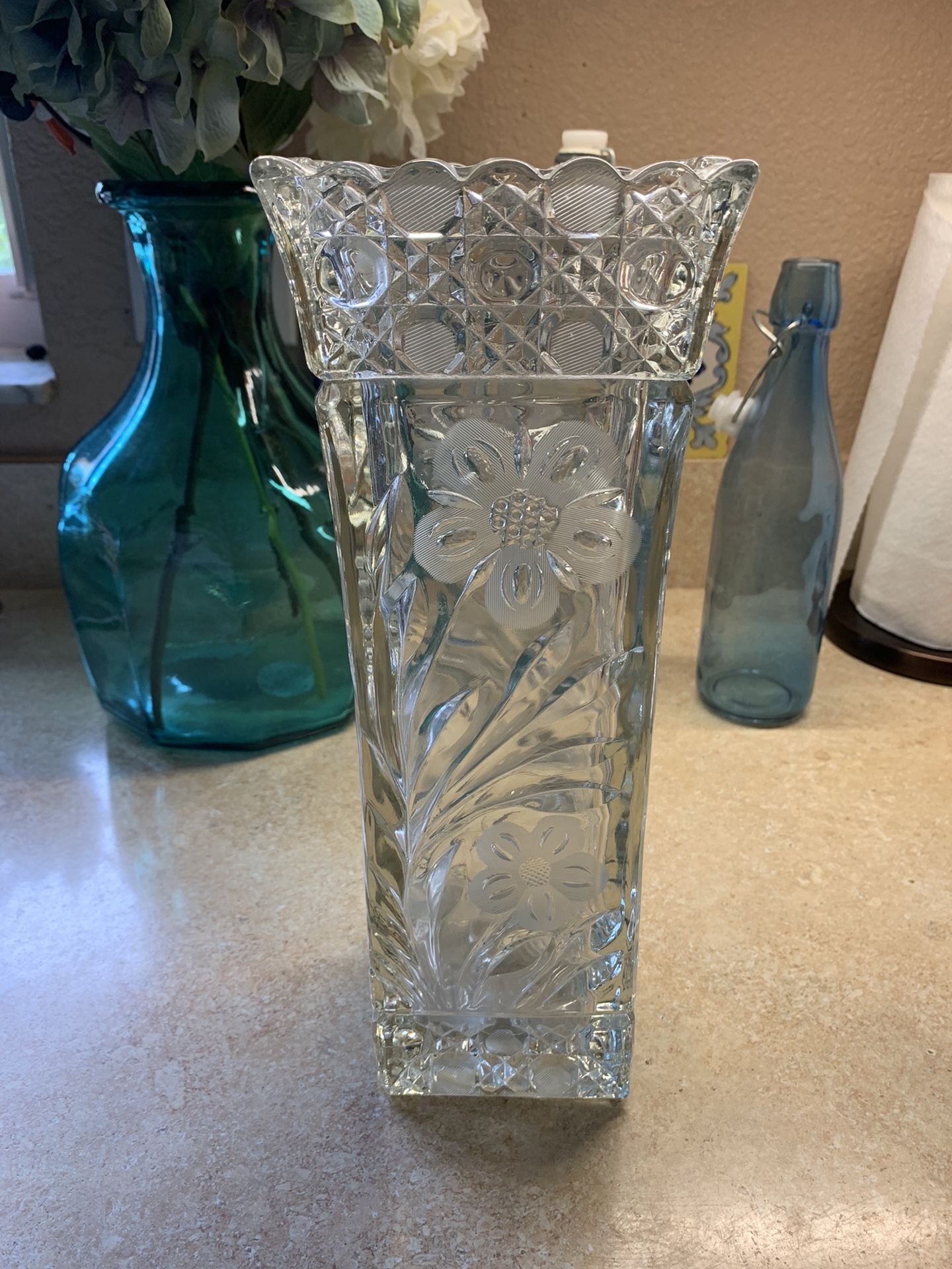Vintage Heavy Crystal Vase