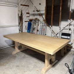 Brand New Beachy Solid Wood Dinning Table 