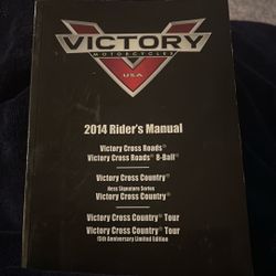Victory Motorcycle 2014 Like New