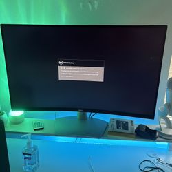 32 Inch 4k Dell Monitor For Gaming (Curved)