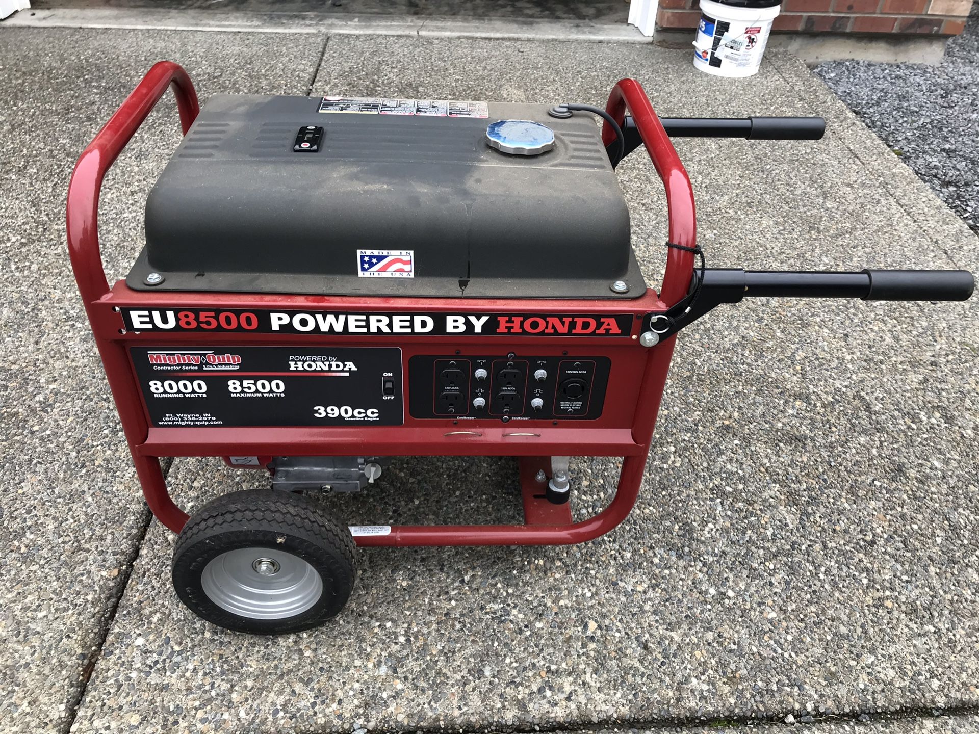 Mighty Quip EU8500 Generator for Sale in Graham, WA OfferUp