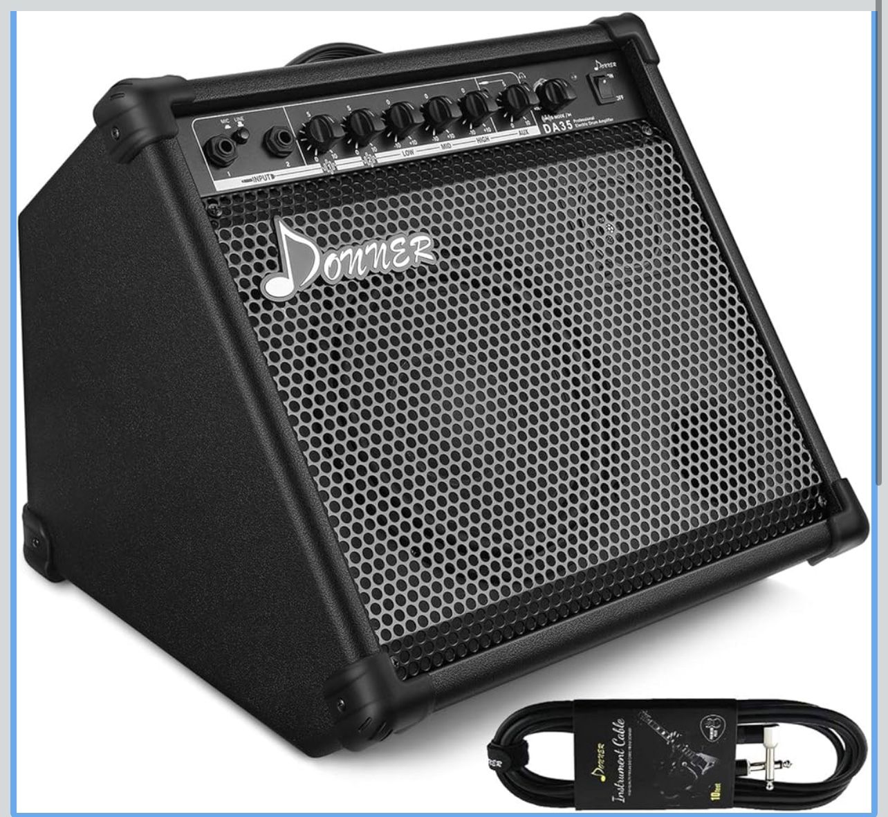 Donner 35-Watt Electronic Drum Amplifier DA-35