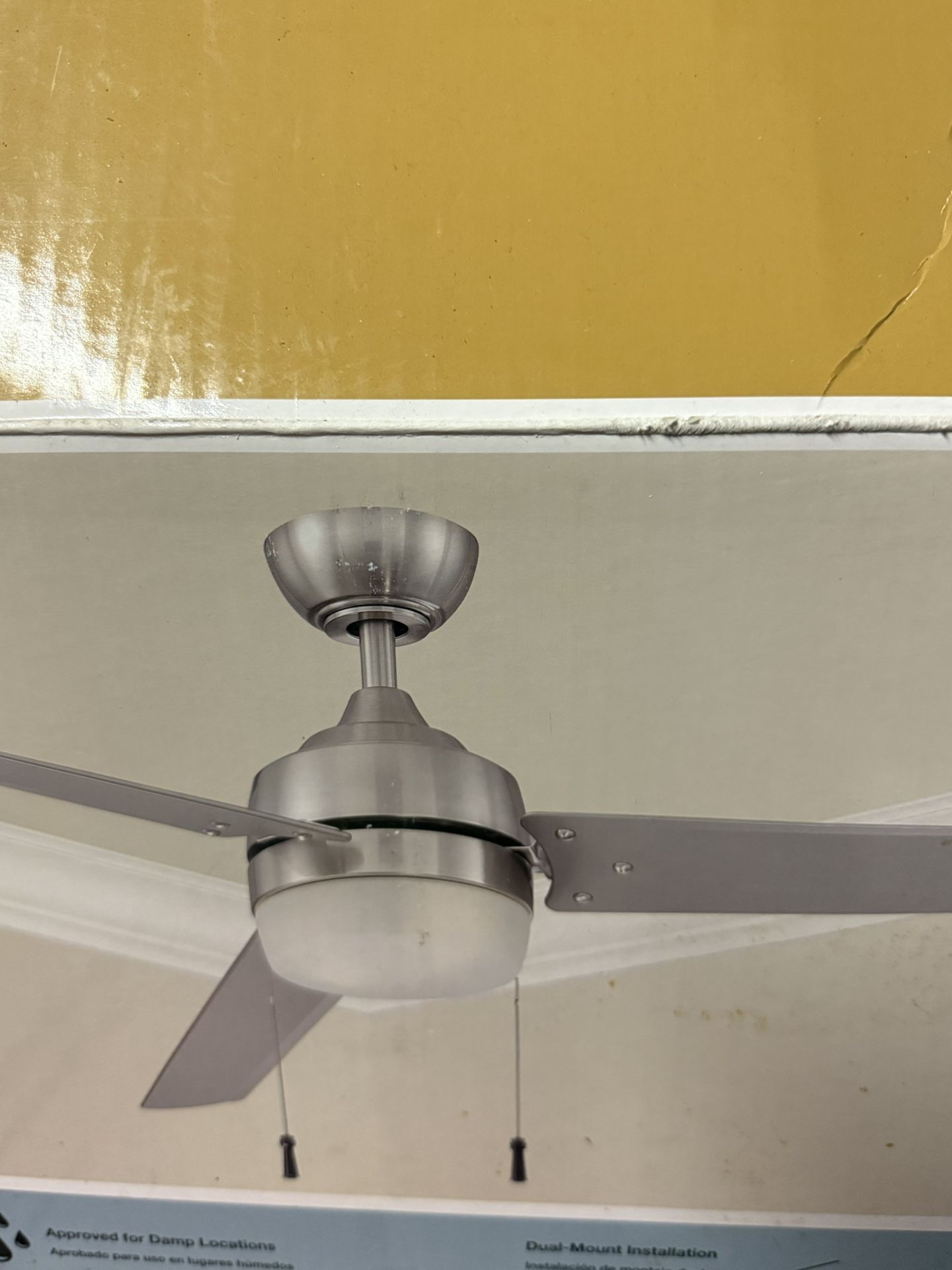New Hampton Bay 60” Ceiling Fan with Light Kit