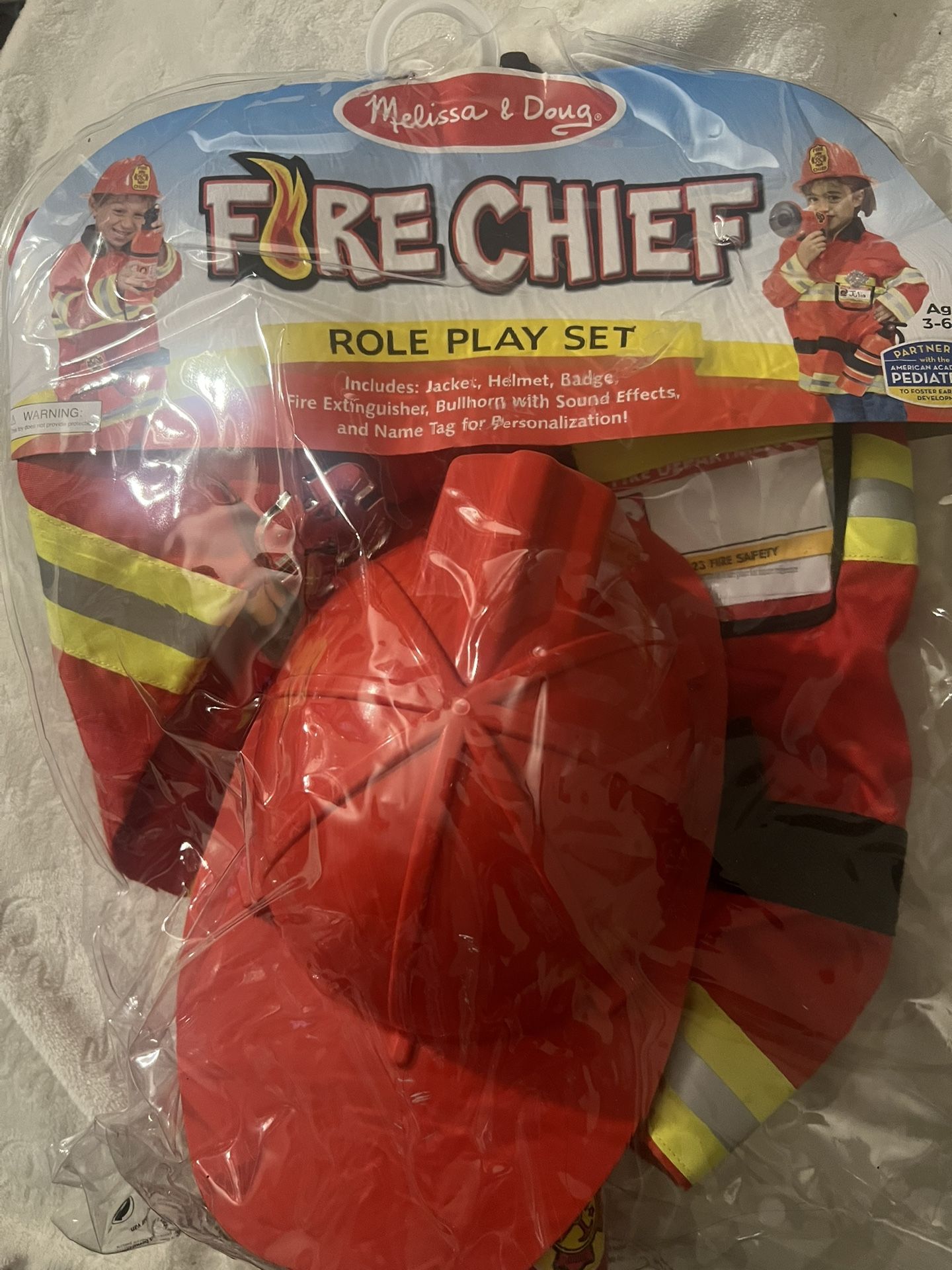 Melissa And Doug Fire Chief Costume