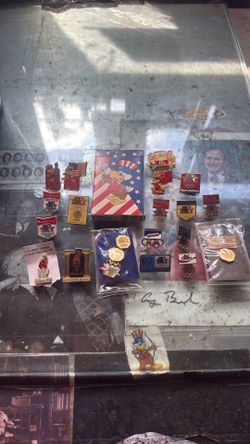 Vintage Olympic pins 5$ each if all 10$ individually