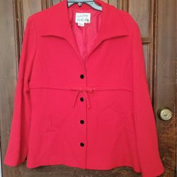 Vintage Rickie Freeman Teri John 2 Piece Skirt/Jacket Set 100% Wool-Medium