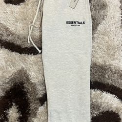 Essentials Light Oatmeal Sweatpants 