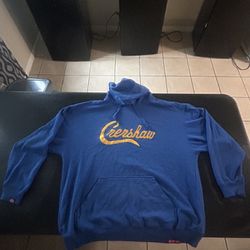 Crenshaw Hoodie Blue And Yellow Size 3XL