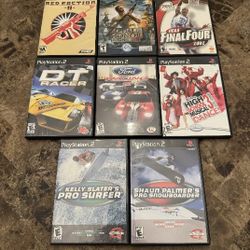 Playstation 2 PS2 game Bundle Lot of 8 