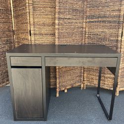 IKEA Micke Espresso Wood Desk