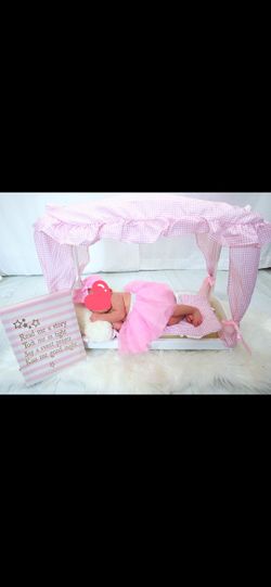 Newborn Mini Bed For Photoshoots