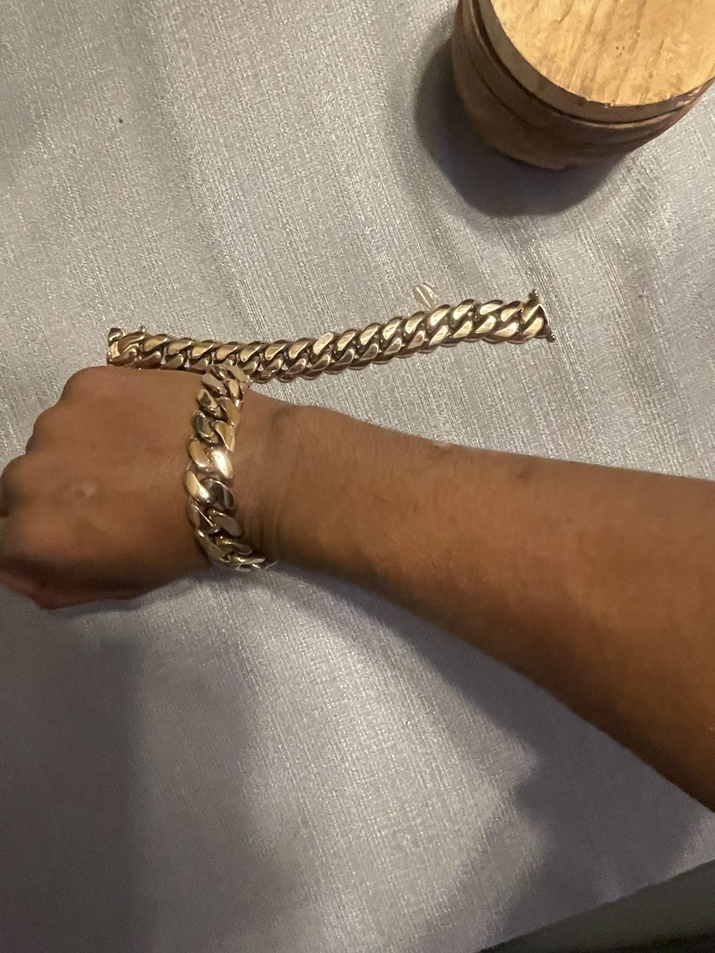 Rose Gold Plated Cuban Link Bracelet