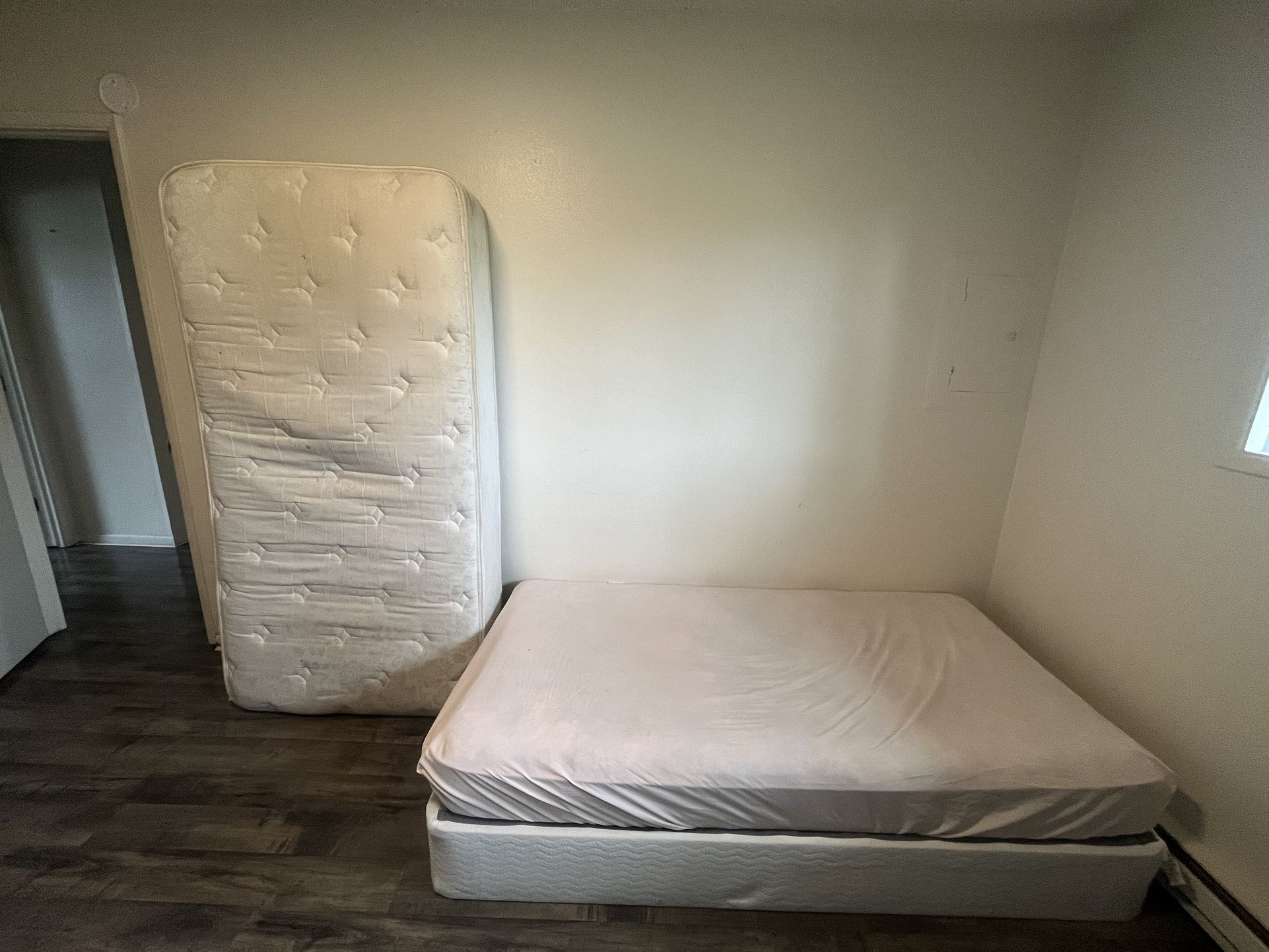 Free 2 Mattresses And 2 Spring Boxes