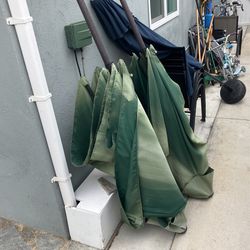 2 Umbrella Set, No Base Included 