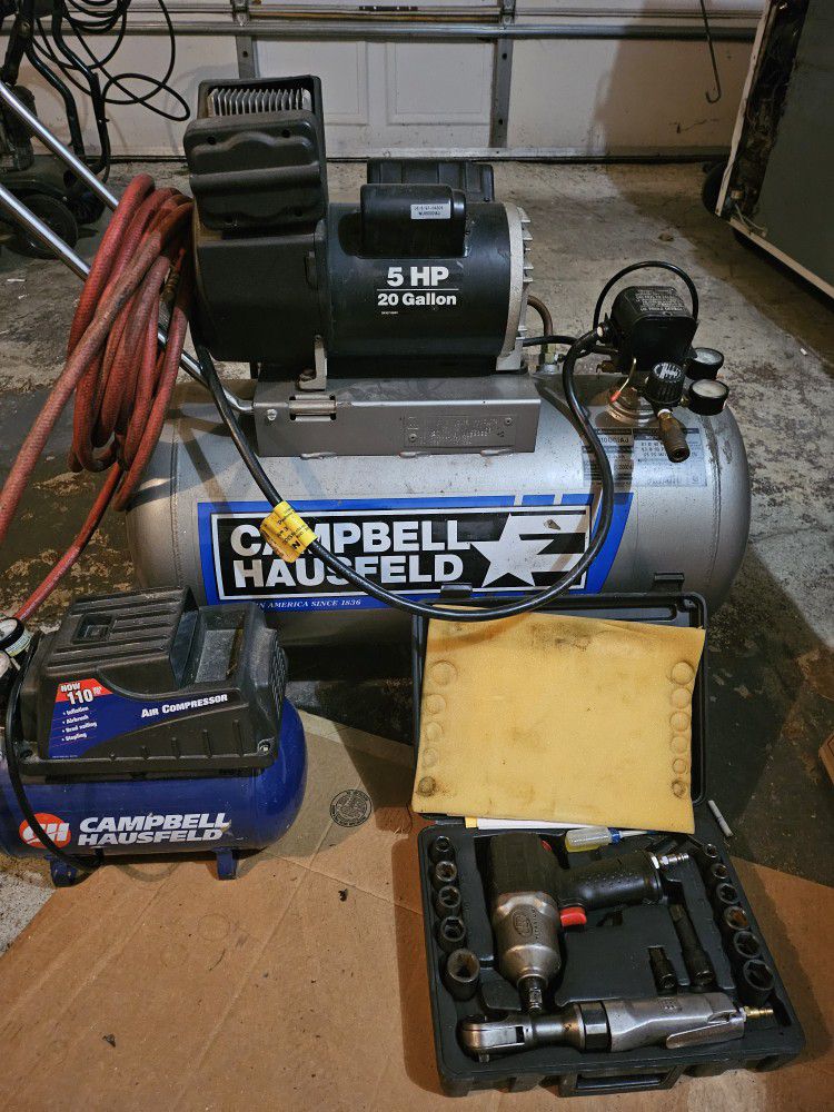 Cambell Haugield 20gallon Air Compressor 