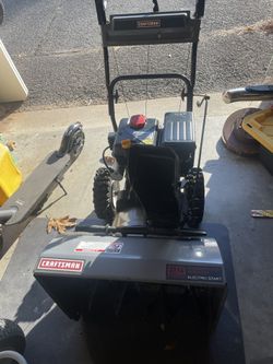 Craftsman Model No. (contact info removed)21 Automatic Electric Start 24” Snow Blower