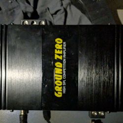 Ground Zero 1500 Watt mono Amplifier 