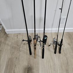 Five Fishing Poles for Strout 