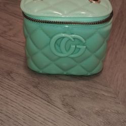 Mint Green Quilted Handbag